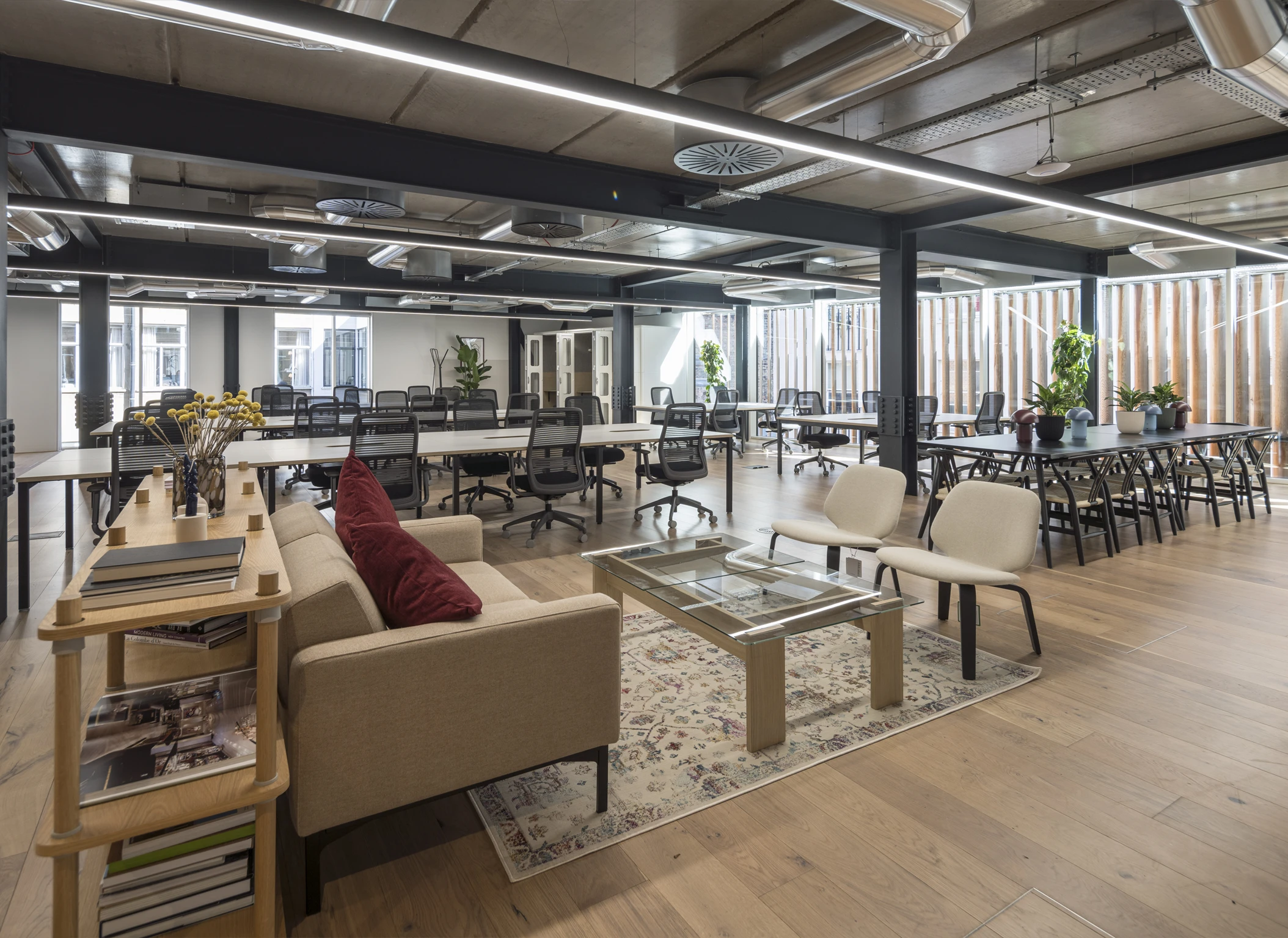 2nd floor office with breakout areas